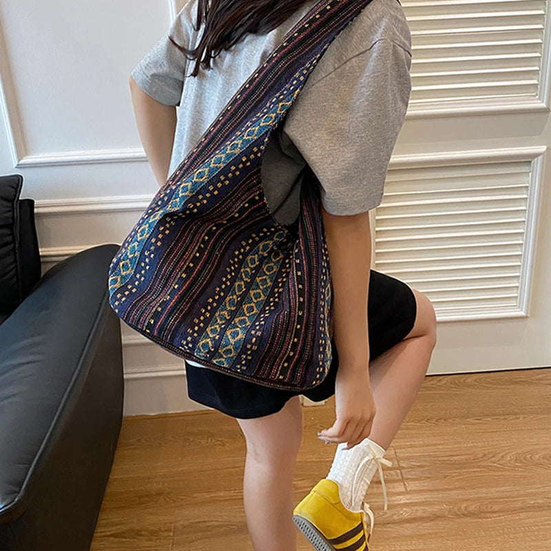 Women's Boho Chic Aztec Tote Bag