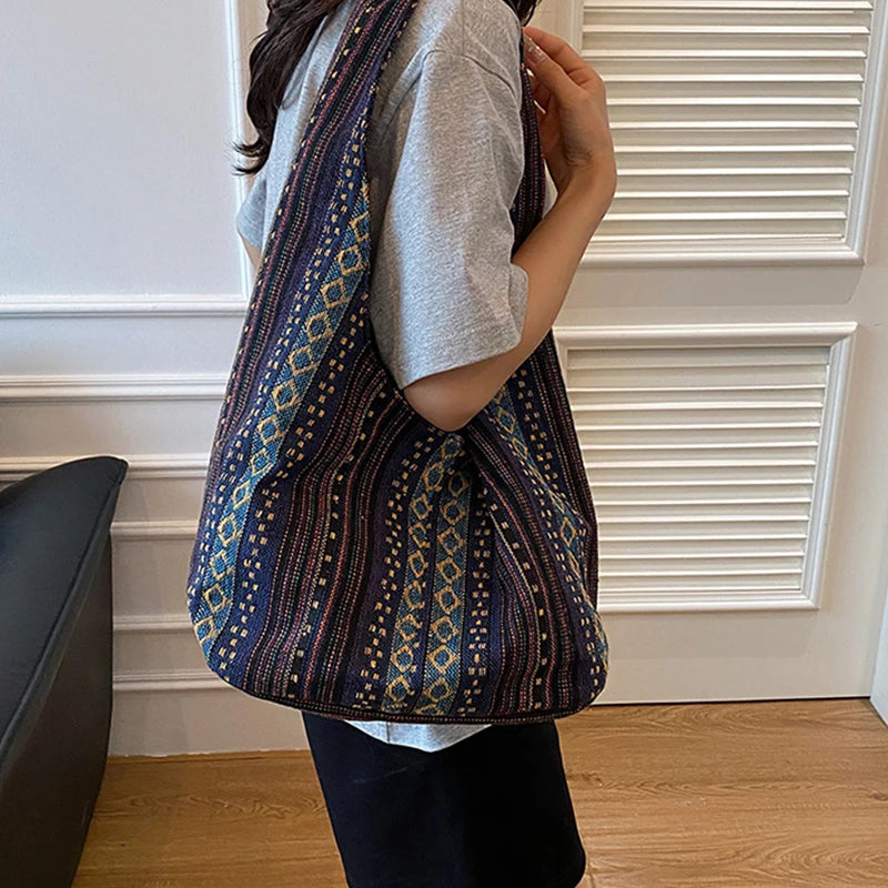 Women's Boho Chic Aztec Tote Bag