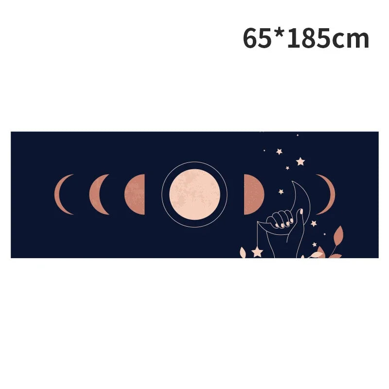 Hot Yoga Mat Towel  Printed Yoga Towel Non Slip Fitness Workout Mat Cover