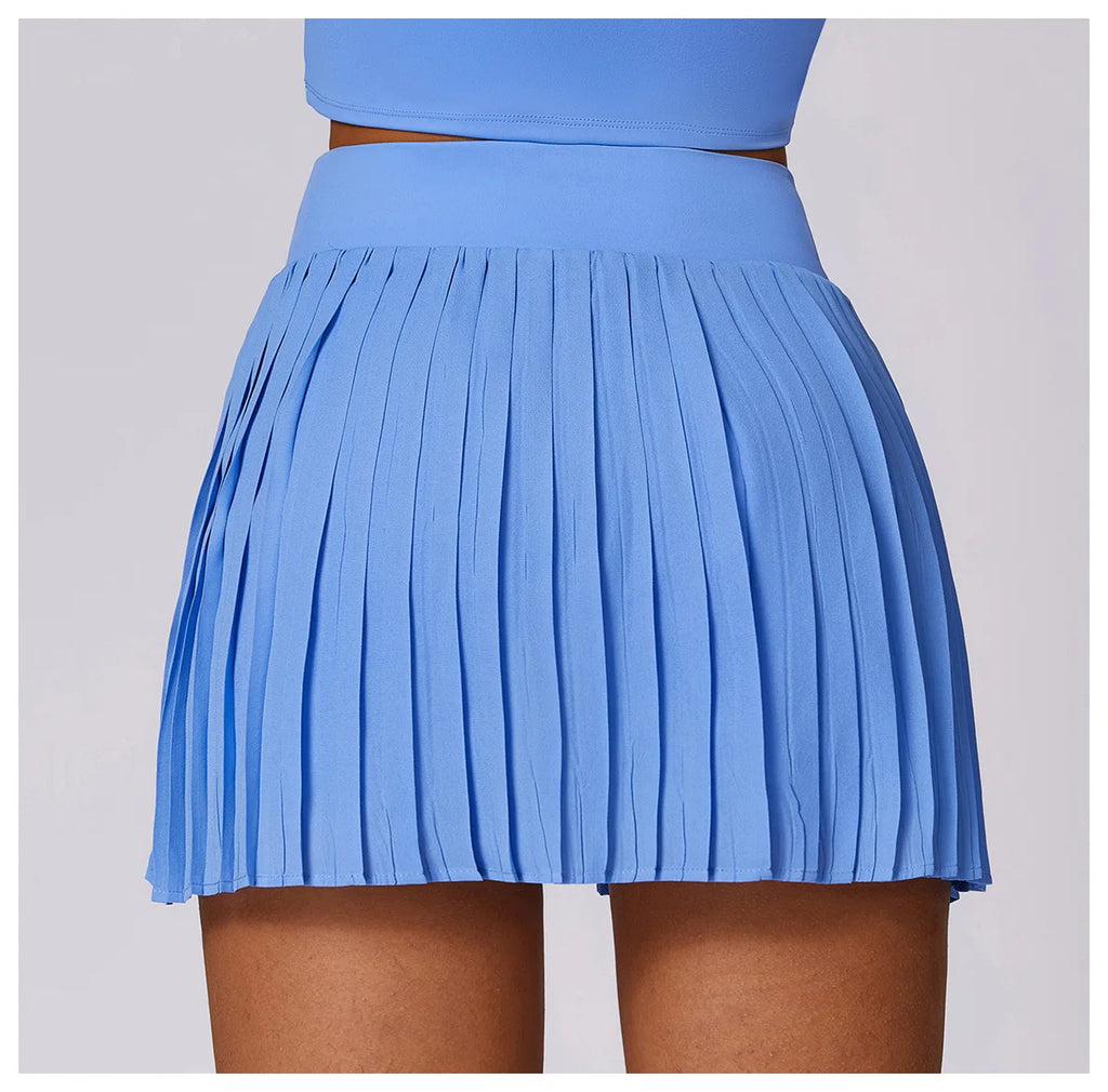 Women Dance Gym Workout Fitness Solid Sports Skirts