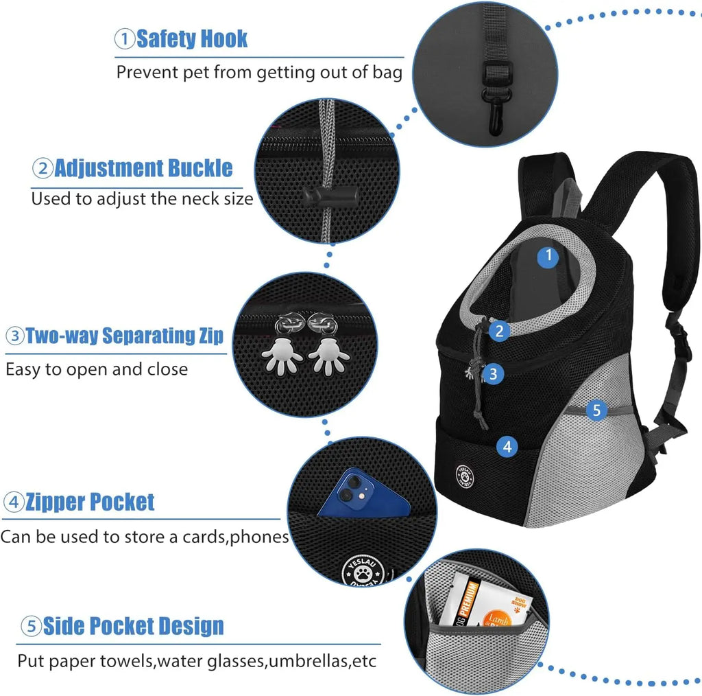 Outdoor Pet Dog Carrier Backpack Breathable Camouflage