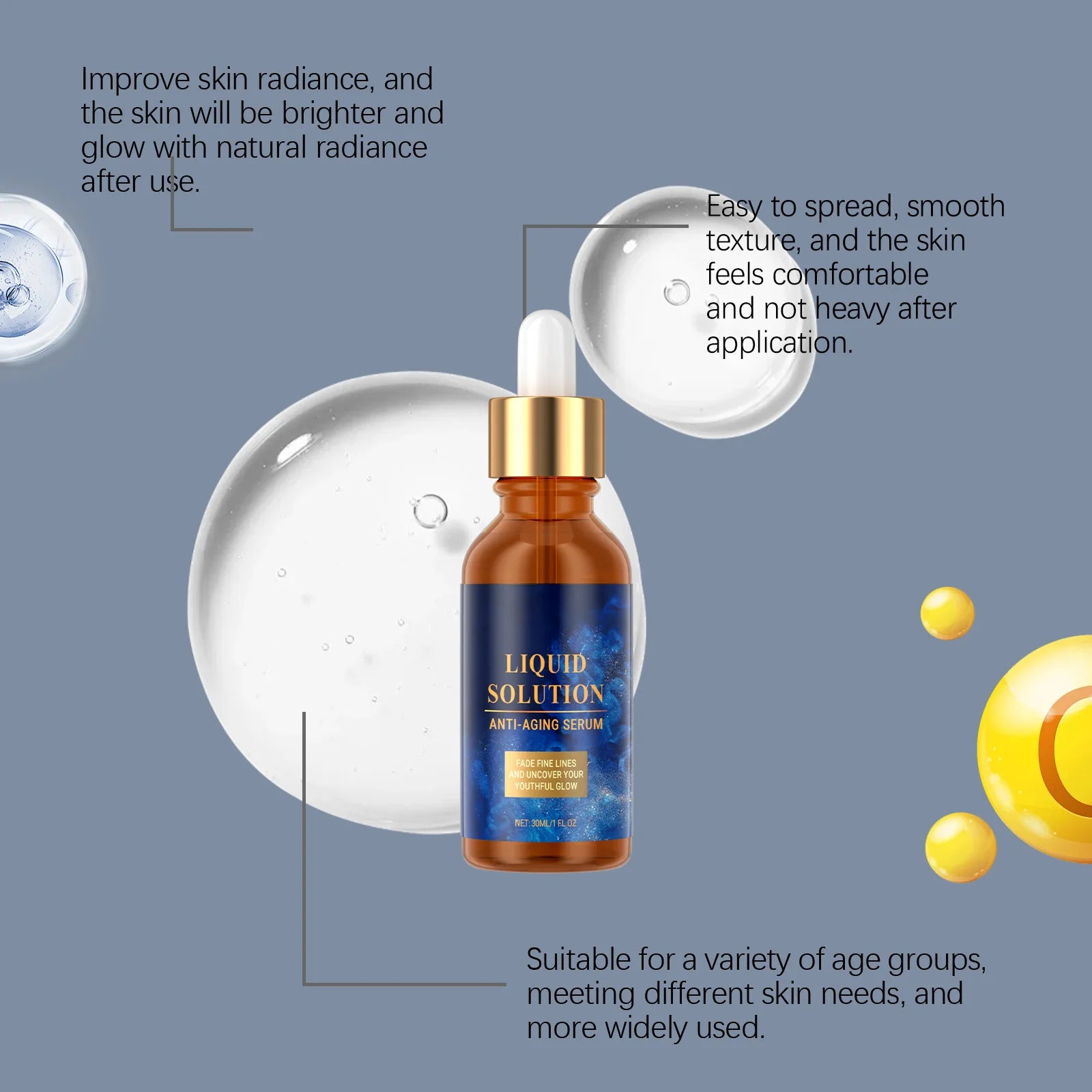 Anti Aging Serum Reduce Wrinkles Fade Fine Lines Whitening