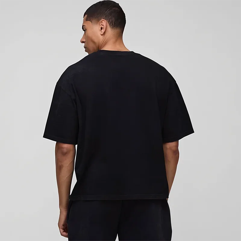 Oversized Boxy Fit Dropped Shoulders Running T-shirts