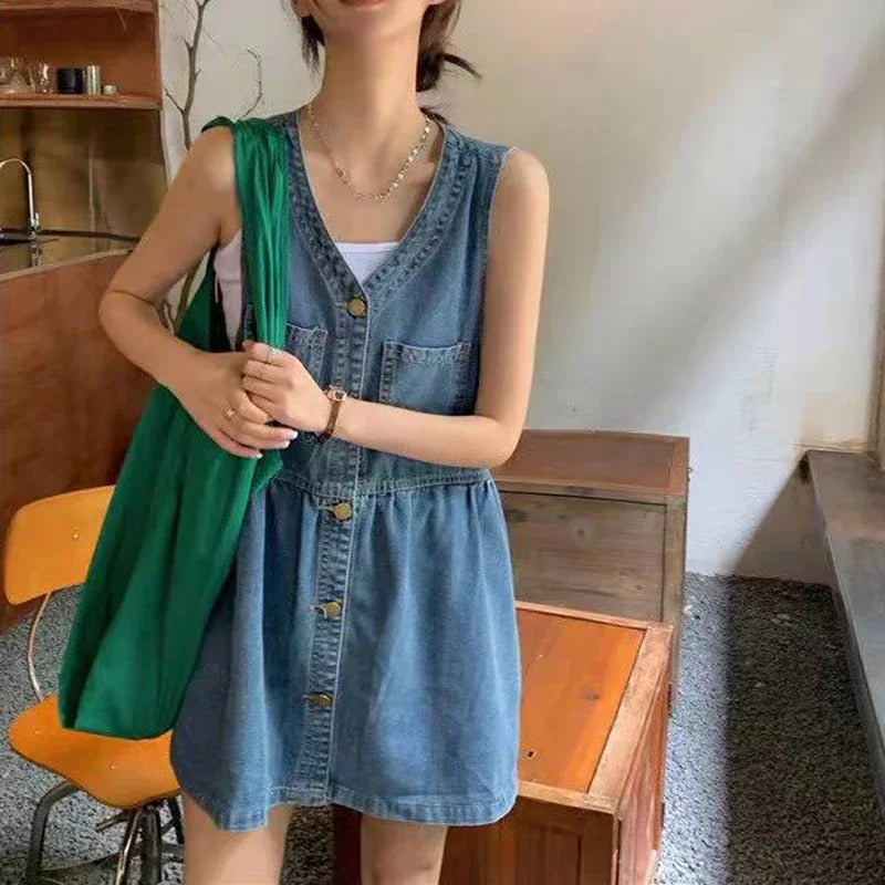 Sleeveless Strap Dress Women