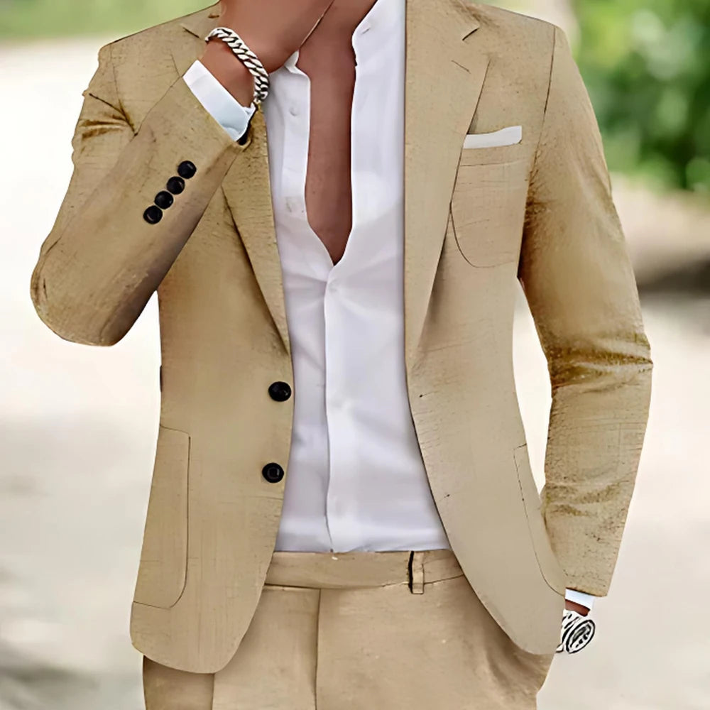 Men's British Style Casual Suit Blazer