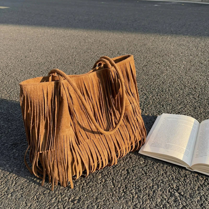 Boho Fringe Shoulder Bag