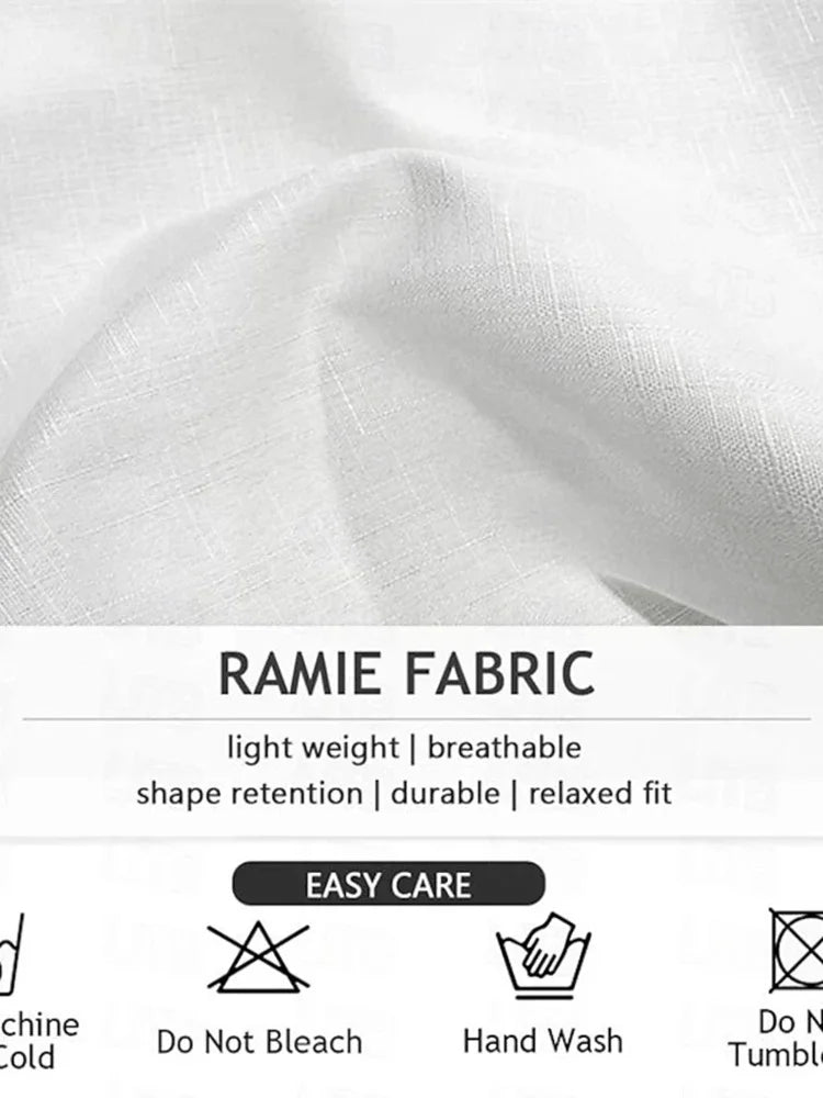 Summer Drawstring Loose-Fit Men's Wide-Leg Pants