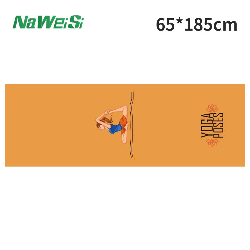 Yoga Mat Towel double-side Velvet Yoga Fitness Isolation Mat
