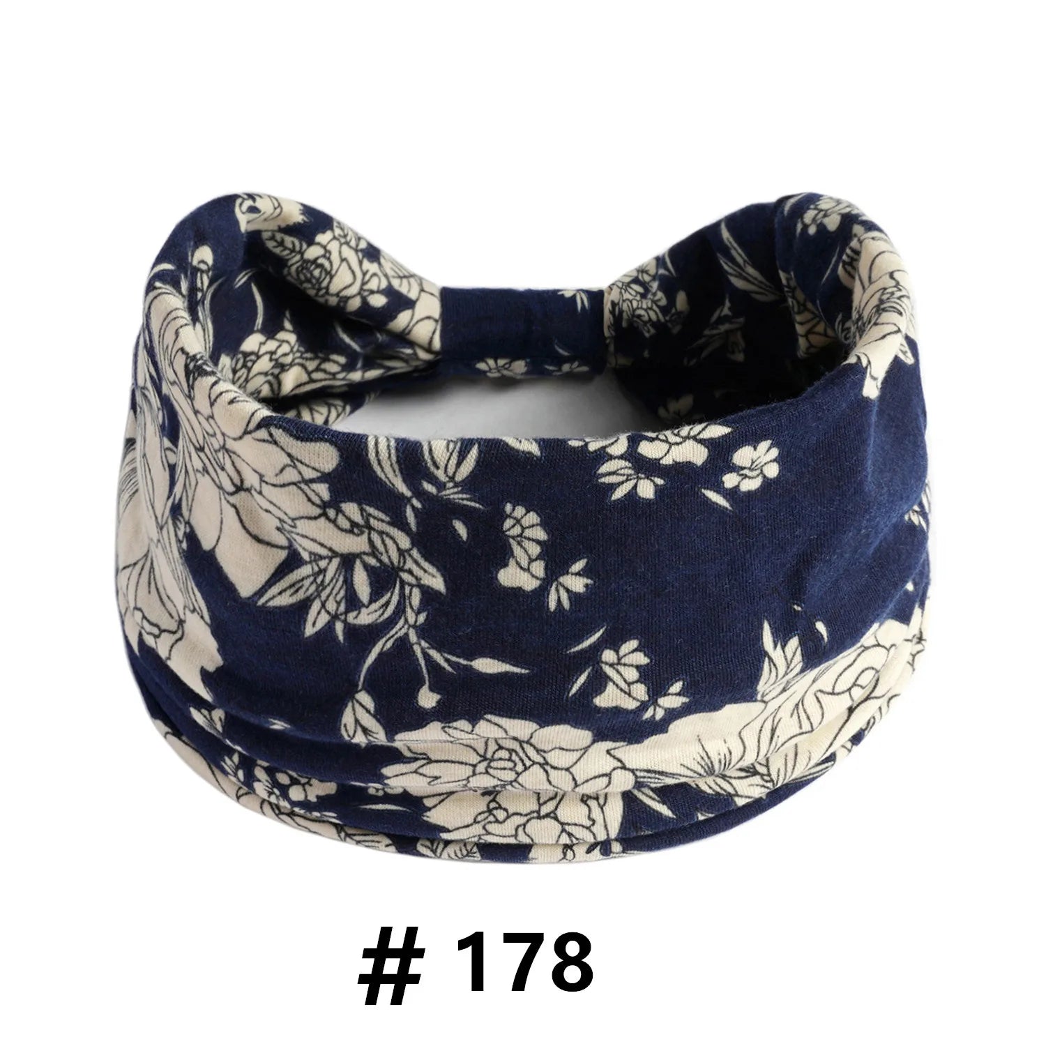Boho Headbands for Women Cotton Wide Head Bands Stretch