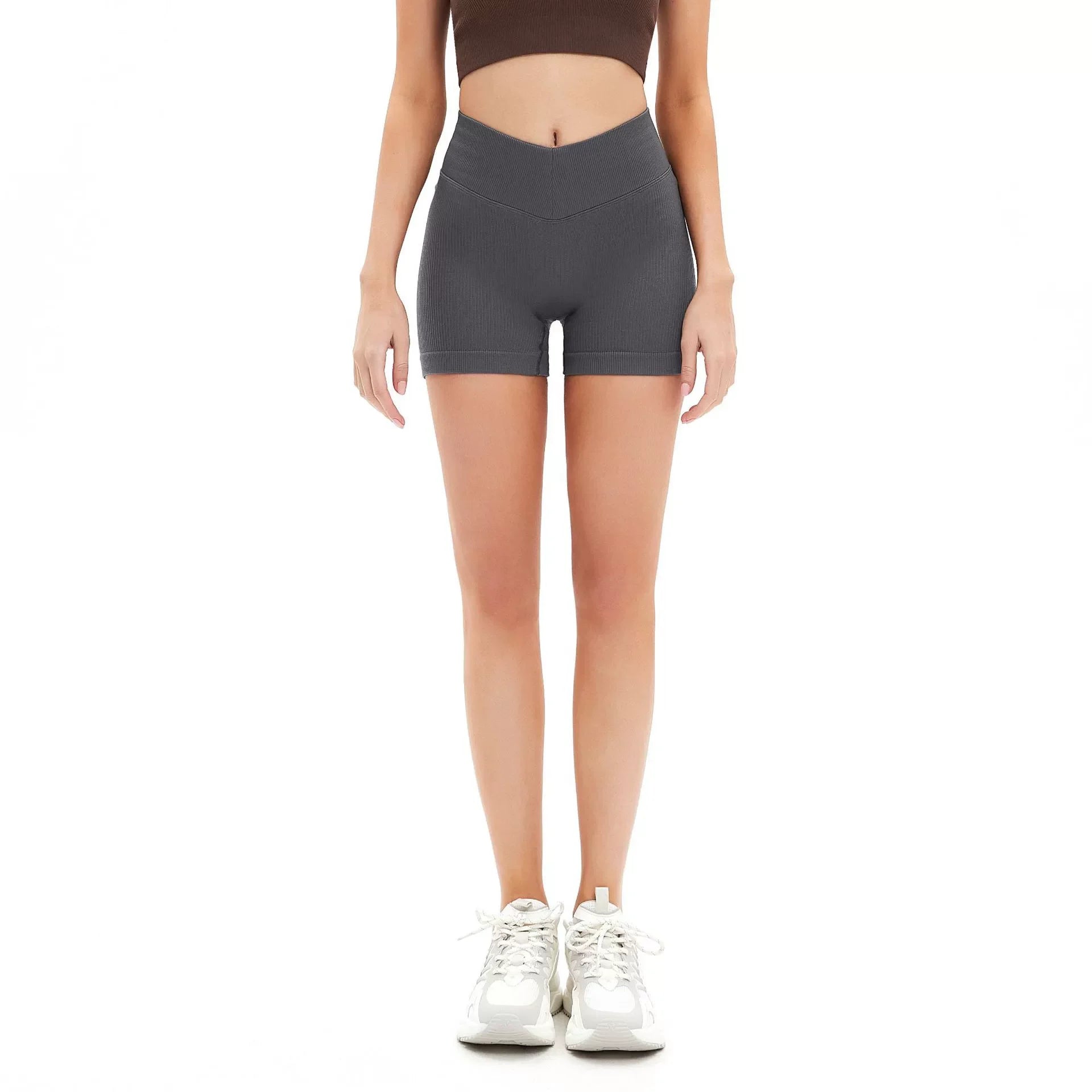 Women High Waist Workout Fitness Yoga Shorts