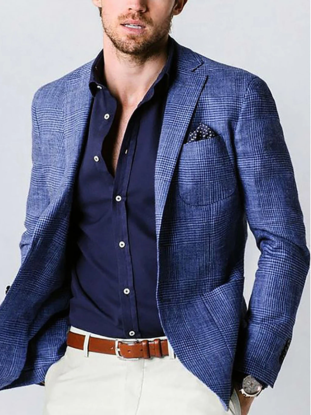 Men's British Style Casual Suit Blazer