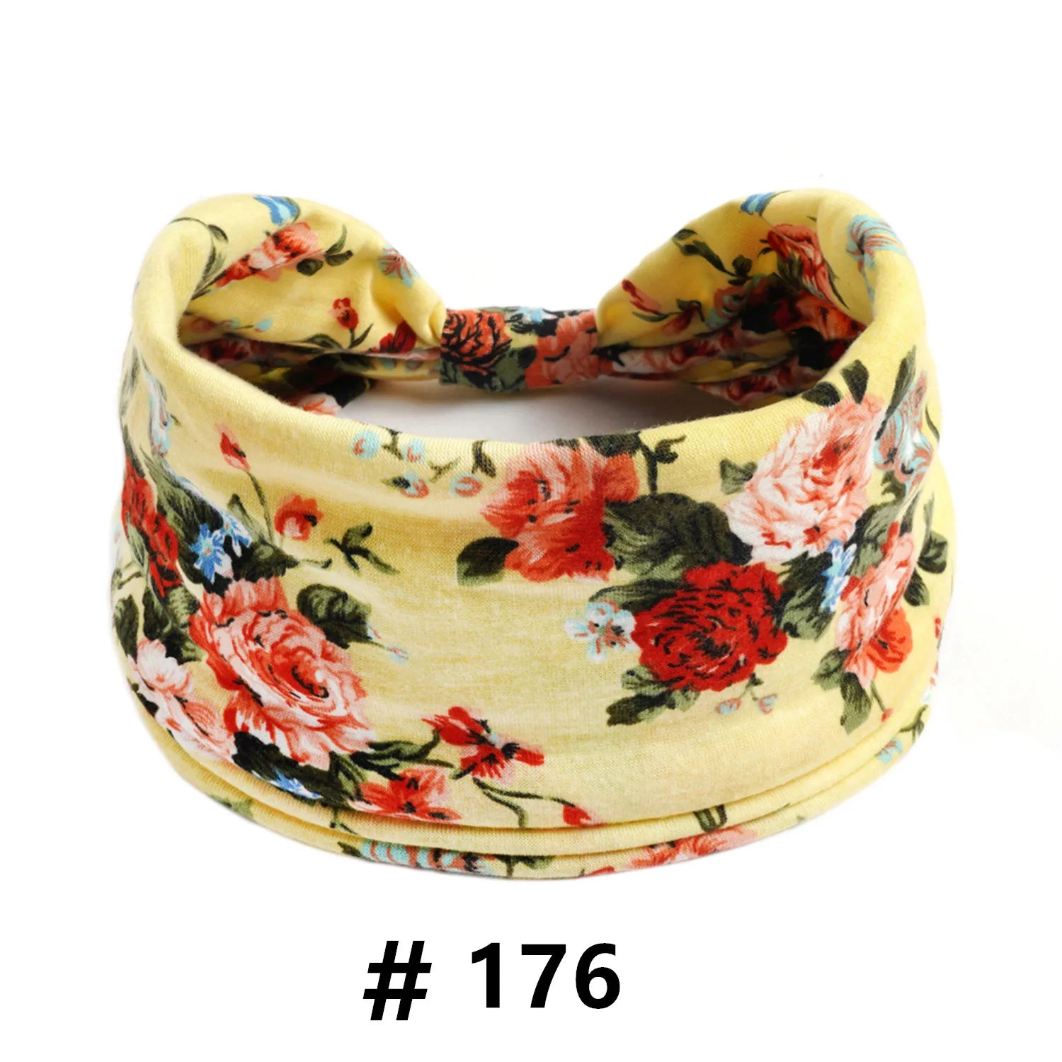 Boho Headbands for Women Cotton Wide Head Bands Stretch