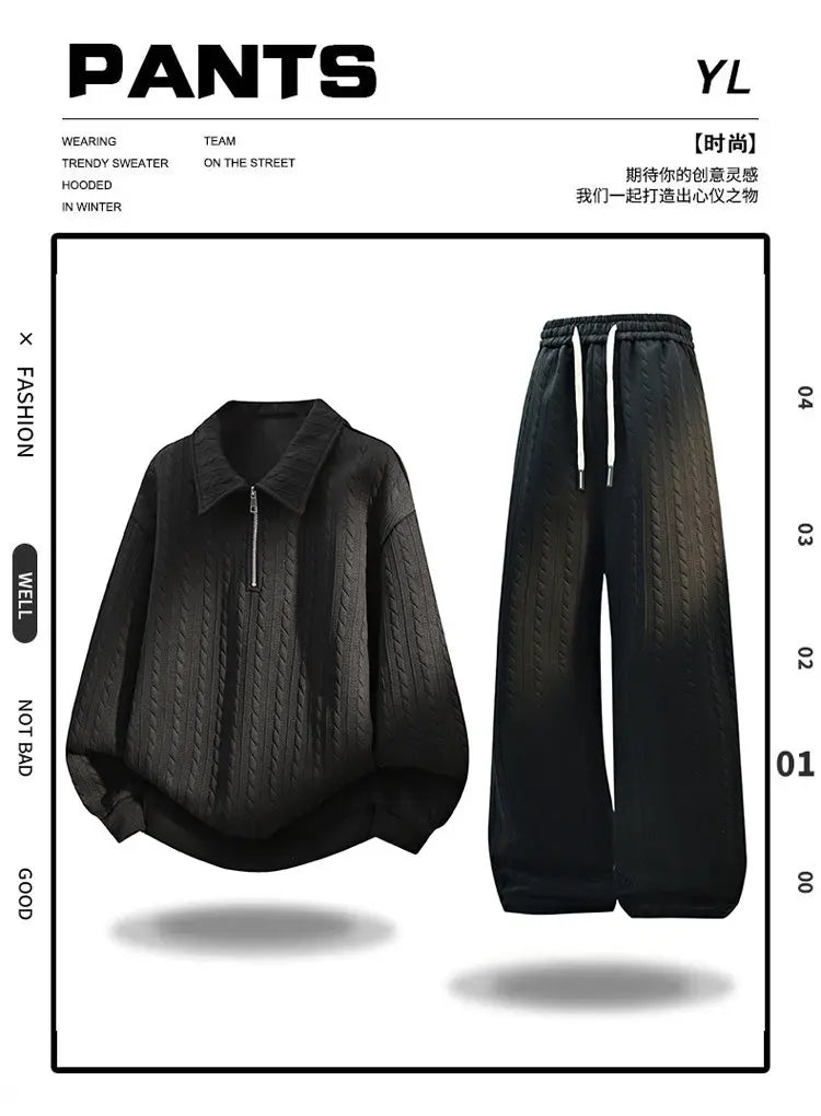 Casual Sportswear Set Two Piece Soft Comfort Fabric