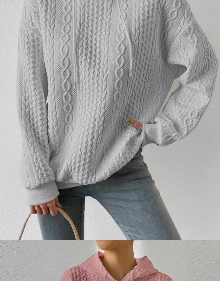 Fashionable Student Hoodie Long Sleeve Casual Sweatshirt Regular Fit Streetwear