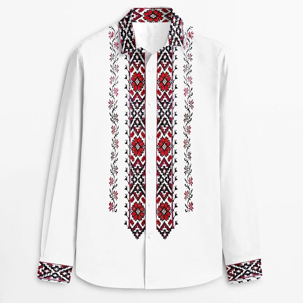 Mens Casual Shirts Long Sleeve
