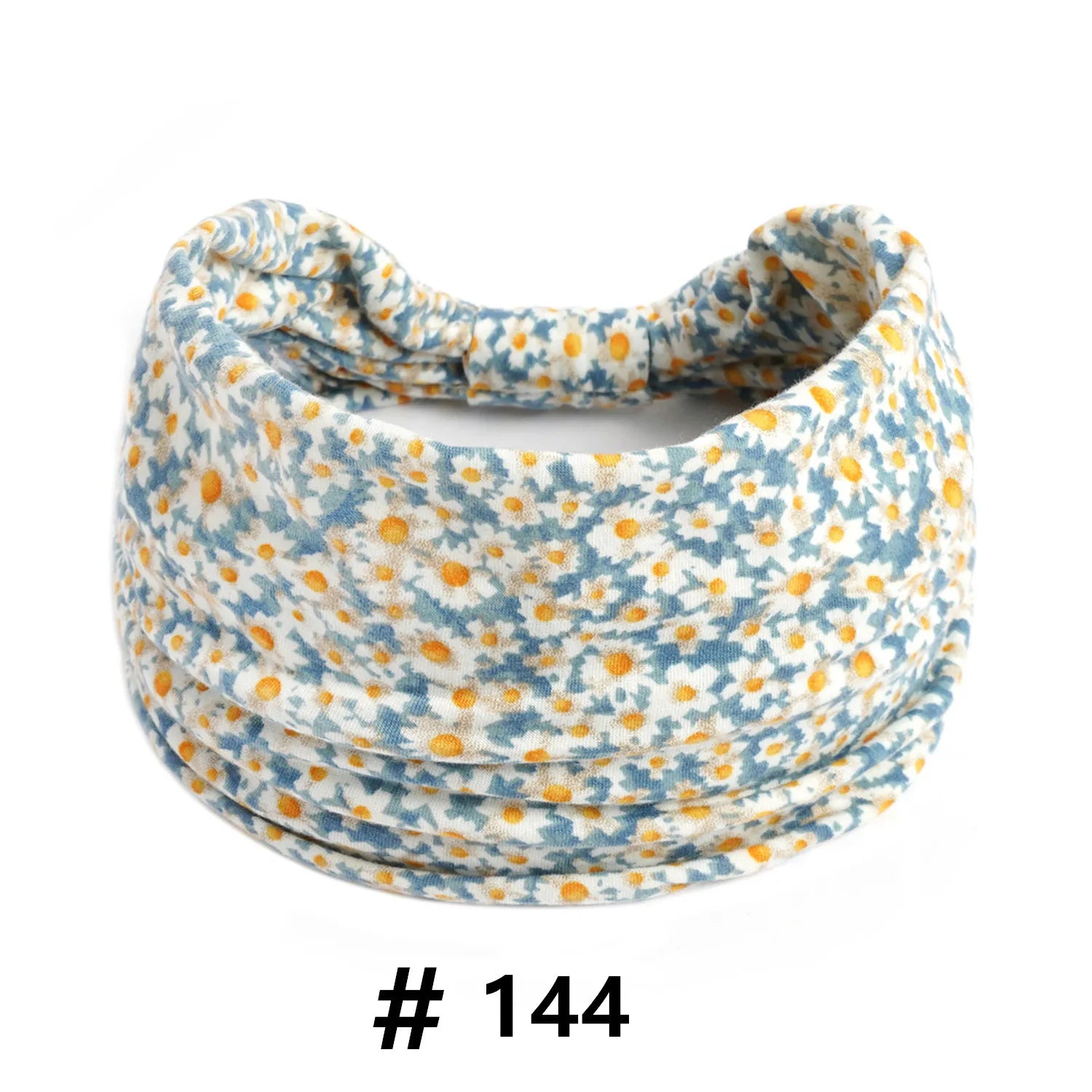 Boho Headbands for Women Cotton Wide Head Bands Stretch