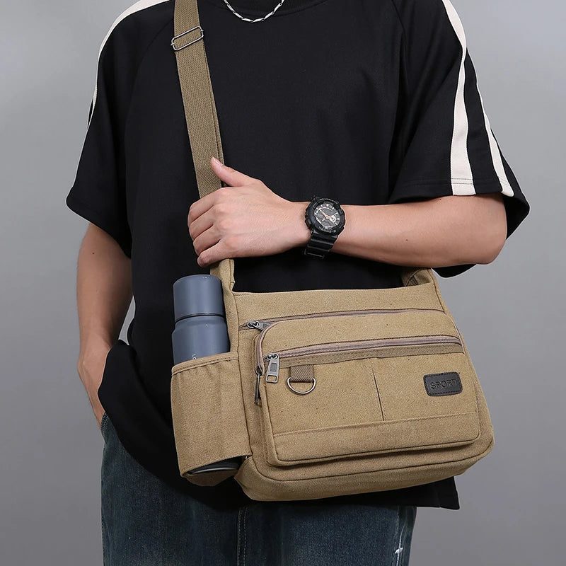 Men Canvas Shoulder Bags