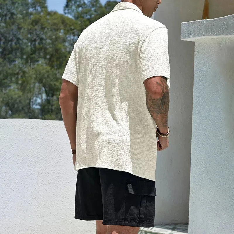 Men's Casual Shirt Short Sleeve