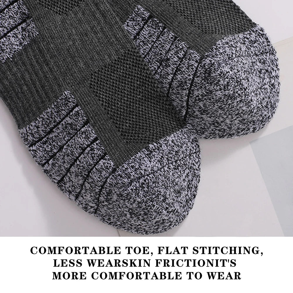 Men Socks Cotton Breathable Mid-calf Socks