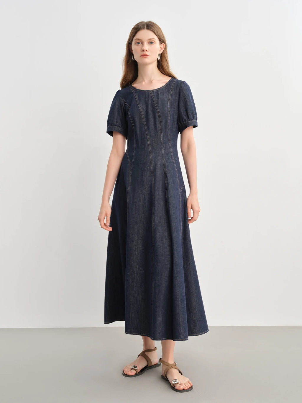 Plus Size Denim Dress Women