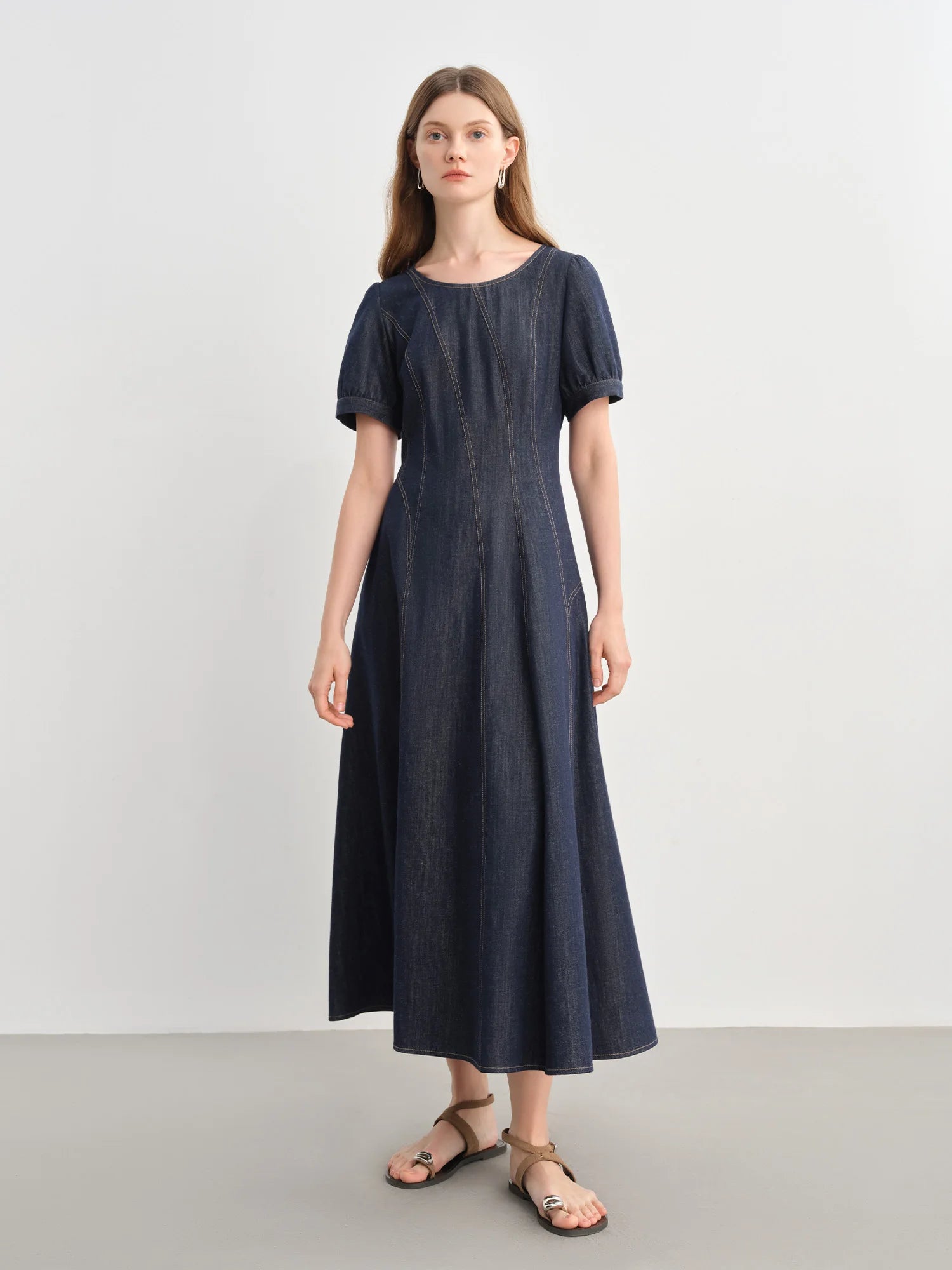 Plus Size Denim Dress Women