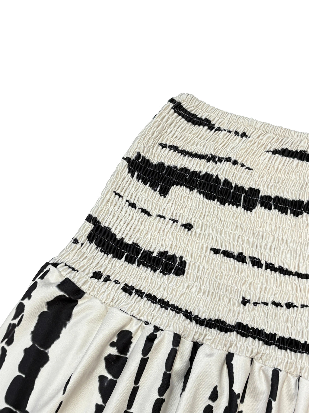 Women's Boho Print Knit Belted Long High-Waisted Flared Skirt