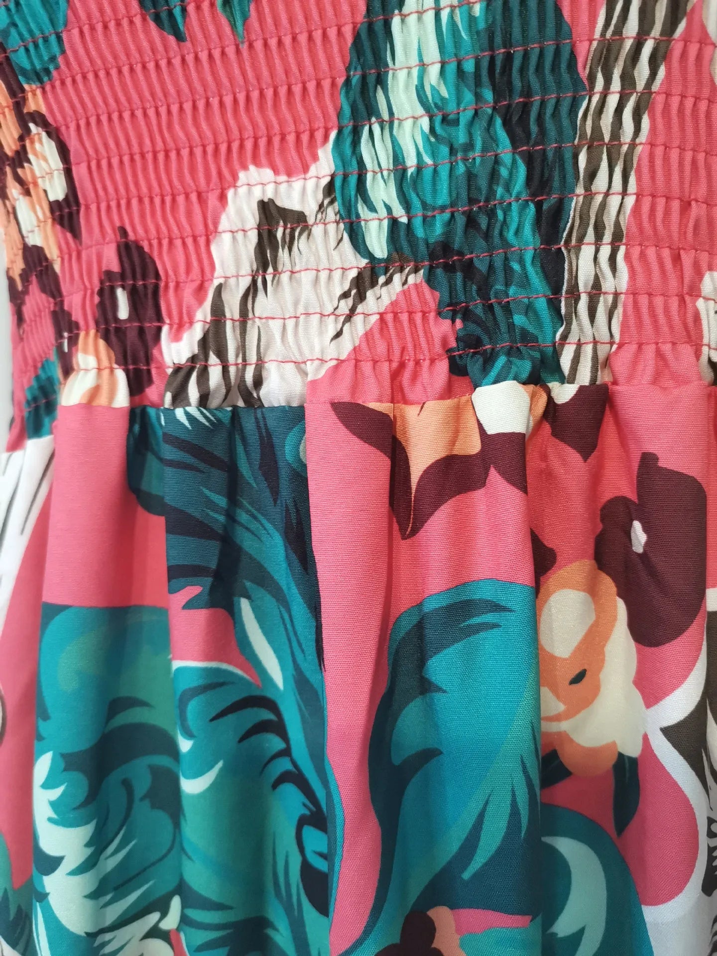 Fashion Bohemian Style Print Beach Dress