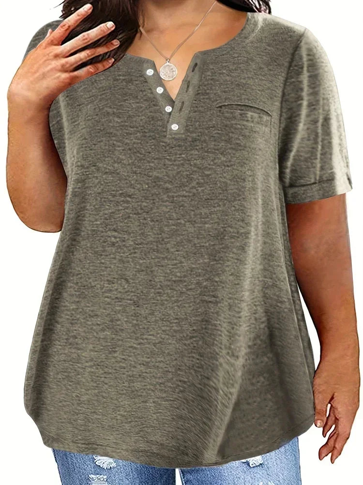 Women's Plus Size 1XL-8XL  Loose Comfortable Tops