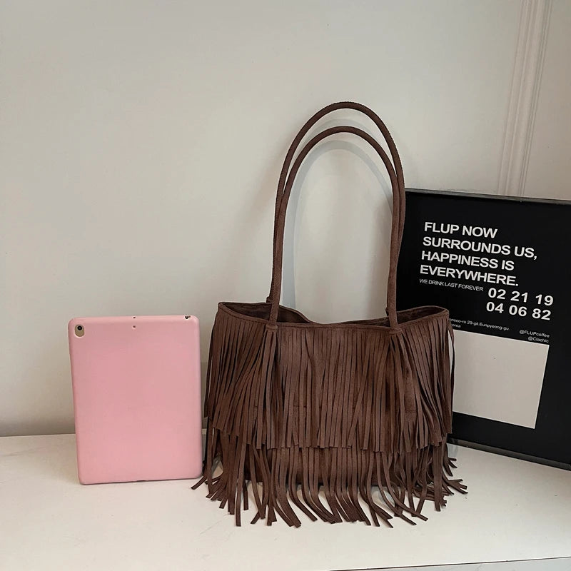 Boho Fringe Shoulder Bag