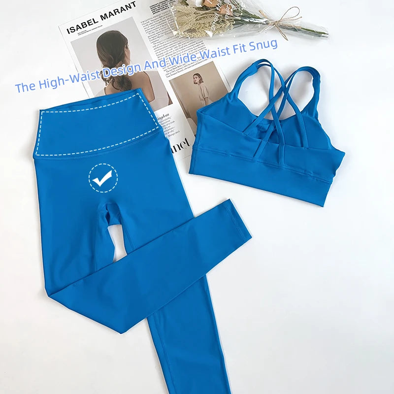 2 Pieces Yoga Set Women