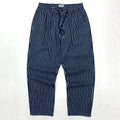 Striped slacks Loose straight