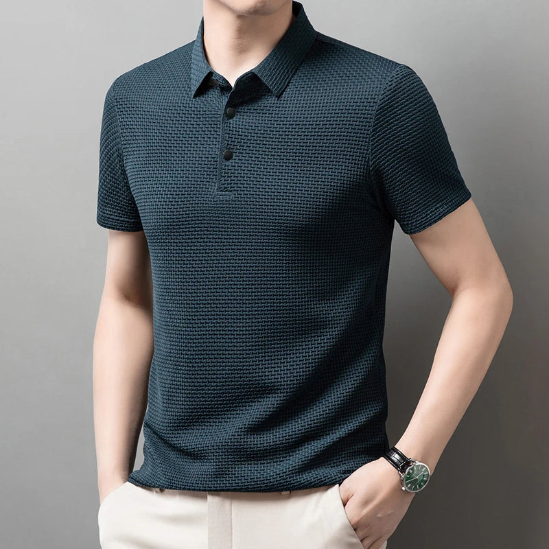 New Men's Business Casual Short Sleeve