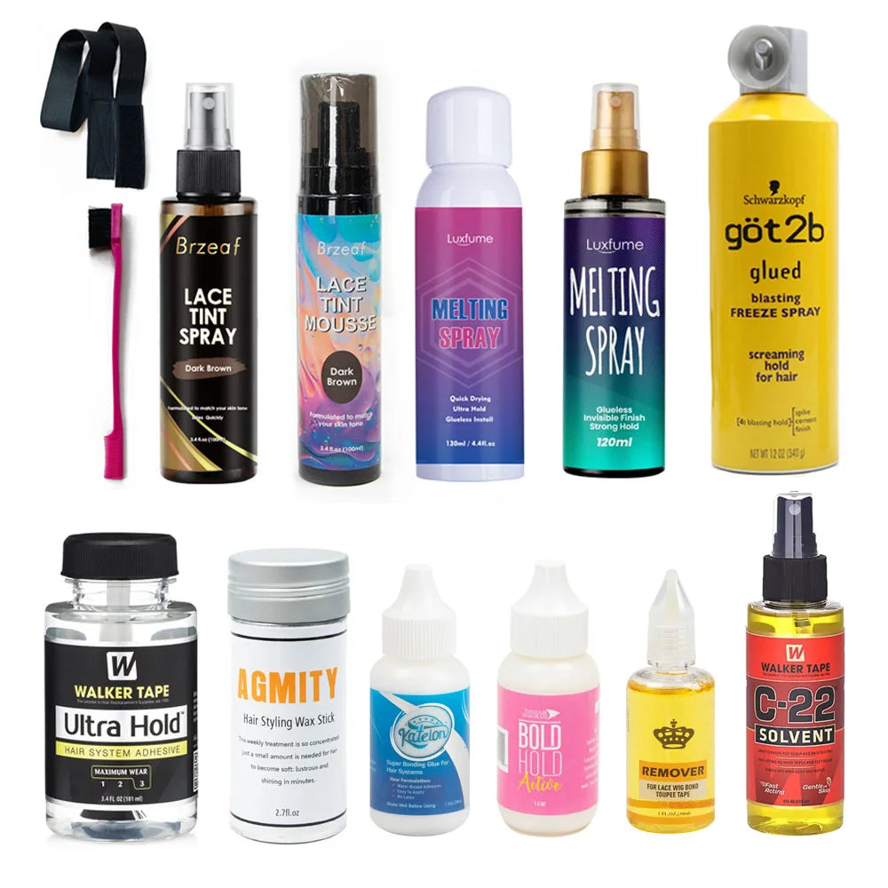 Hair Care Kit Wig Glue Wax Stick Adhesives Remover