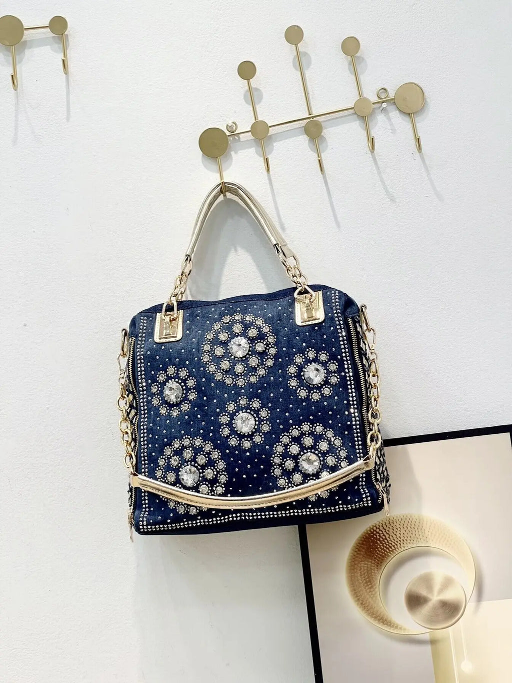 Denim jean casual women handbags