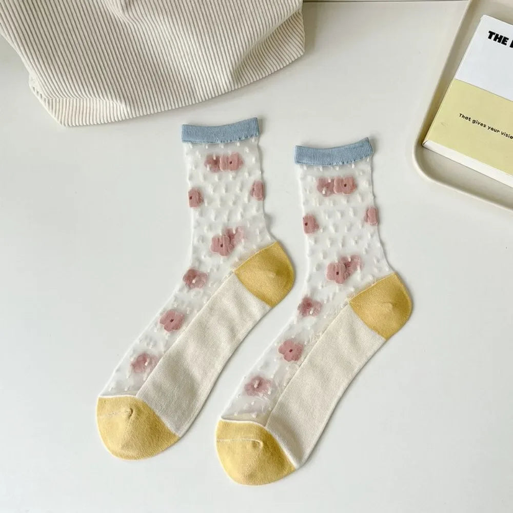 Fashion Socks For Women Summer Breathable
