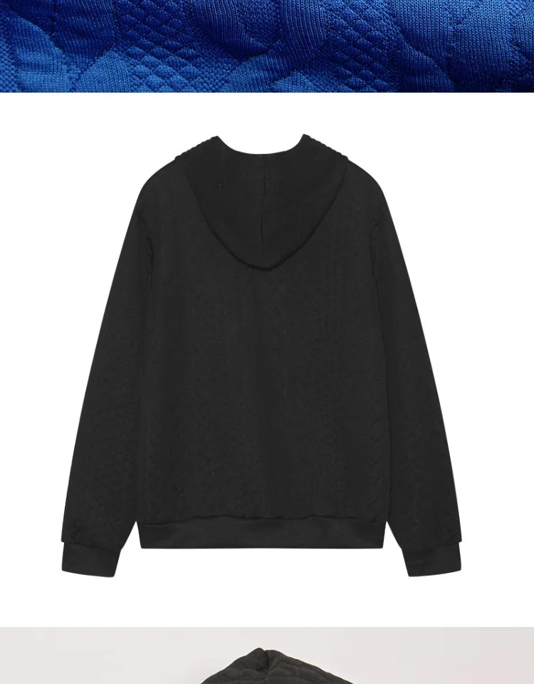 Fashionable Student Hoodie Long Sleeve Casual Sweatshirt Regular Fit Streetwear
