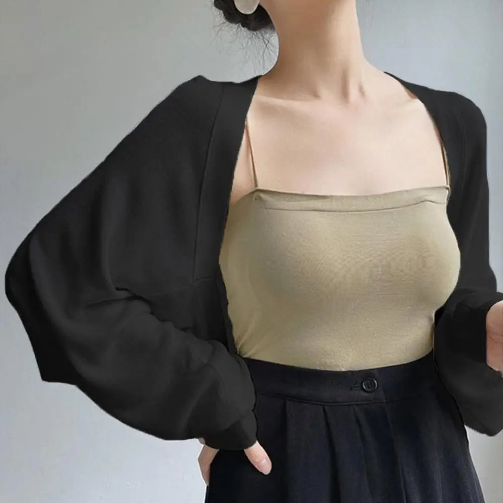 Fashion Summer Thin Knit Shawl Long Sleeve
