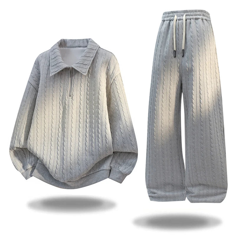 Casual Sportswear Set Two Piece Soft Comfort Fabric