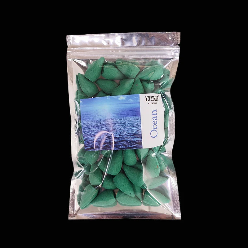 50pcs/bag Natural Waterfall Incense Cones Reflux Tower