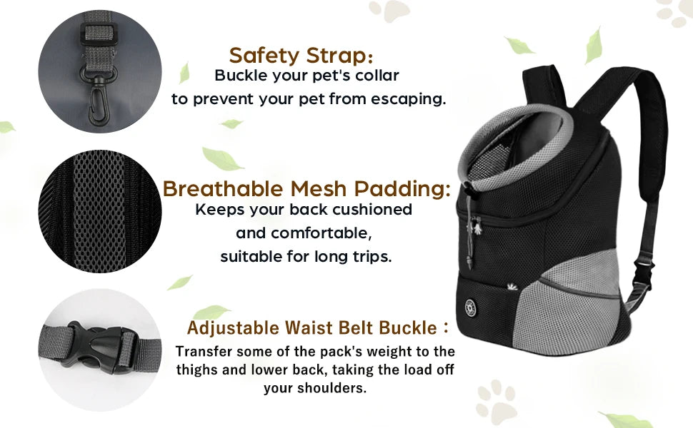 Outdoor Pet Dog Carrier Backpack Breathable Camouflage