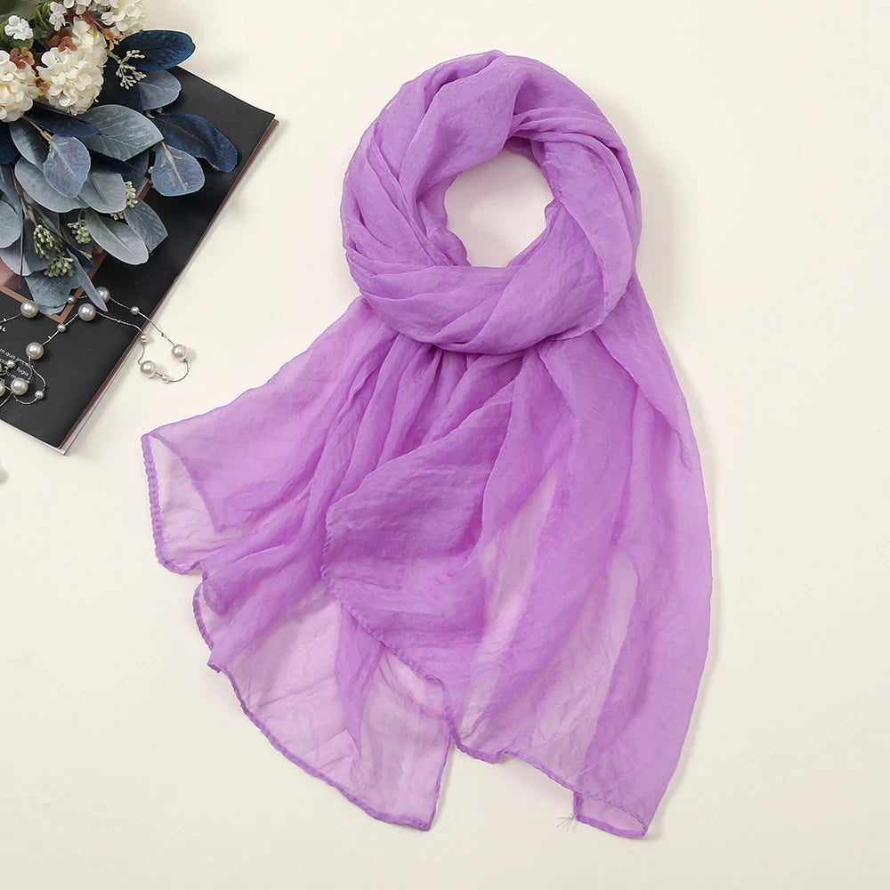 Oversize Chiffon Women Summer Shawl Sleeves