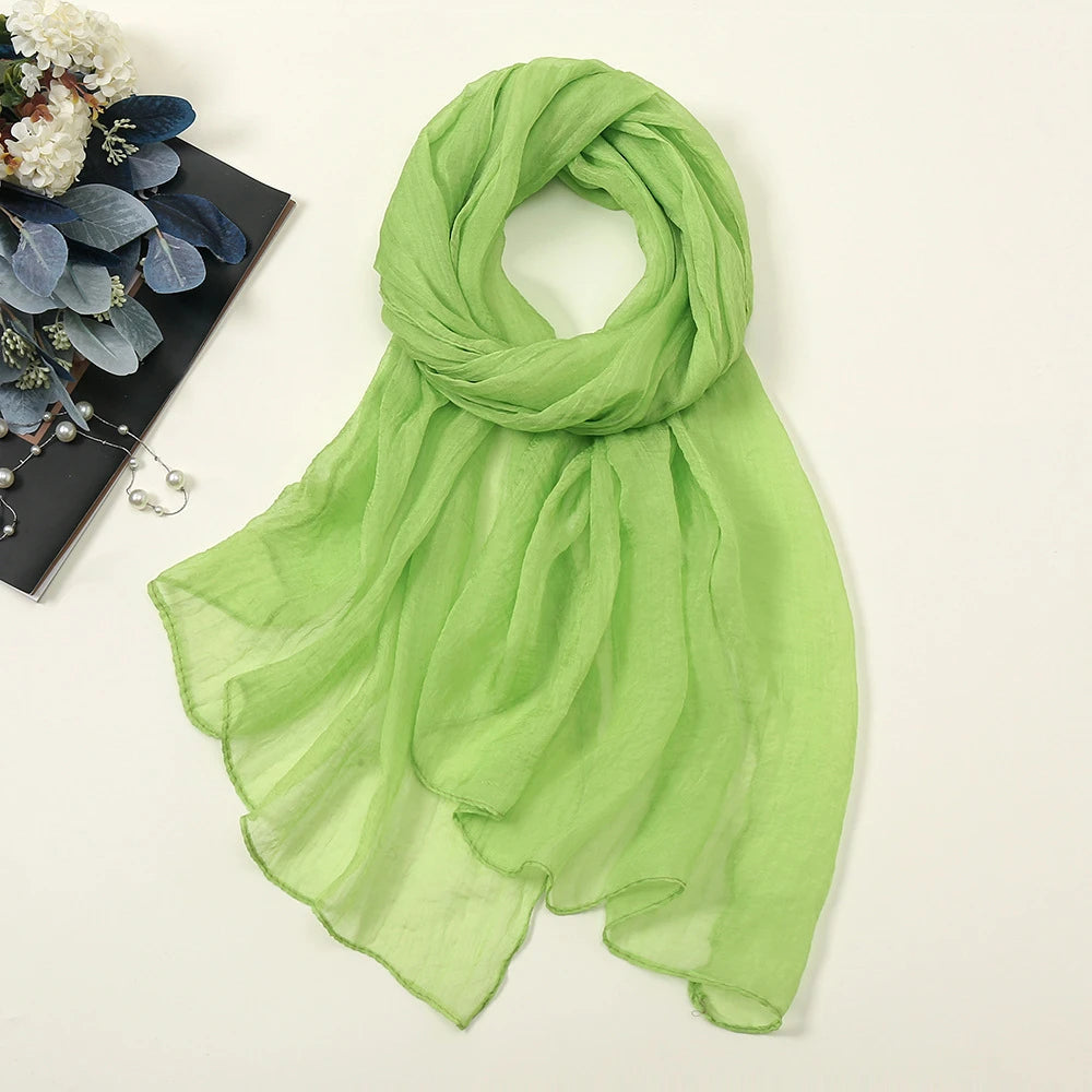 Oversize Chiffon Women Summer Shawl Sleeves