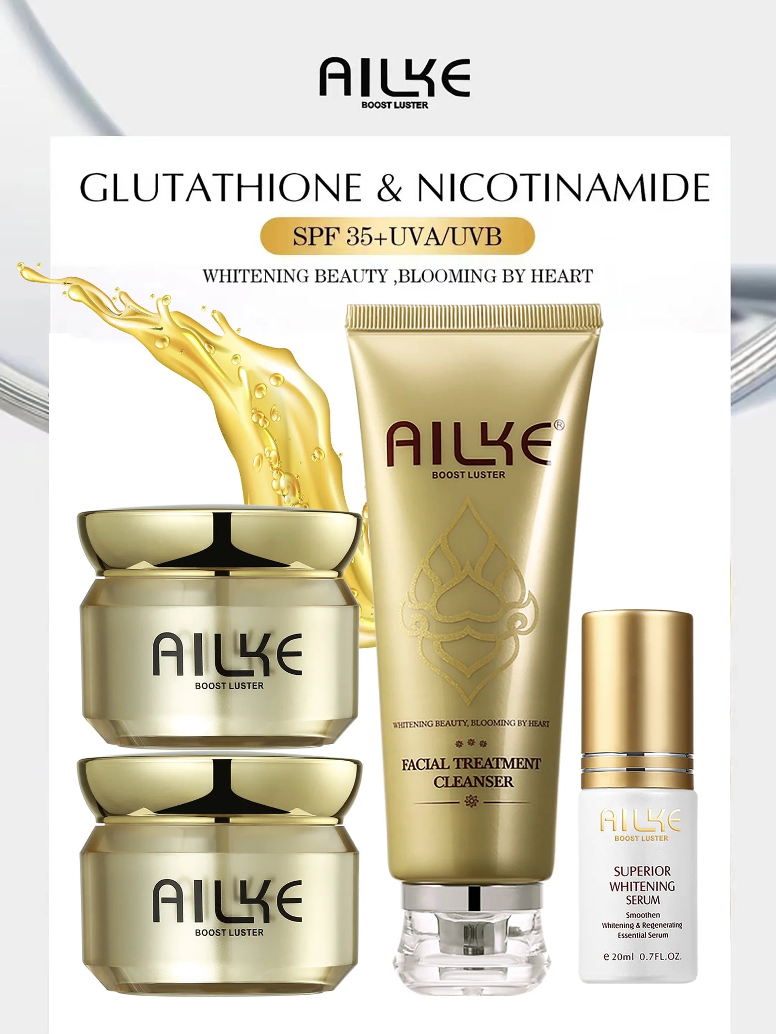 AILKE Whitening Moisturizing Facial Cream dark Spot Lightener