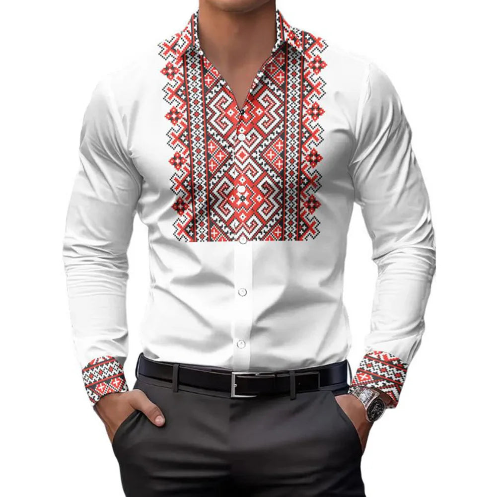 Mens Casual Shirts Long Sleeve