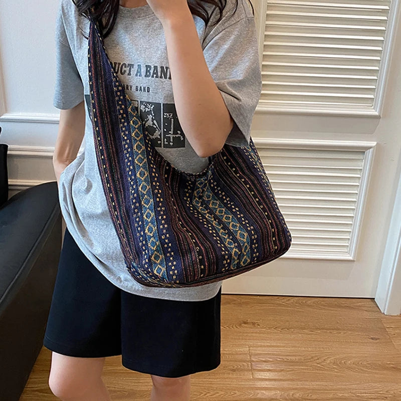 Women's Boho Chic Aztec Tote Bag