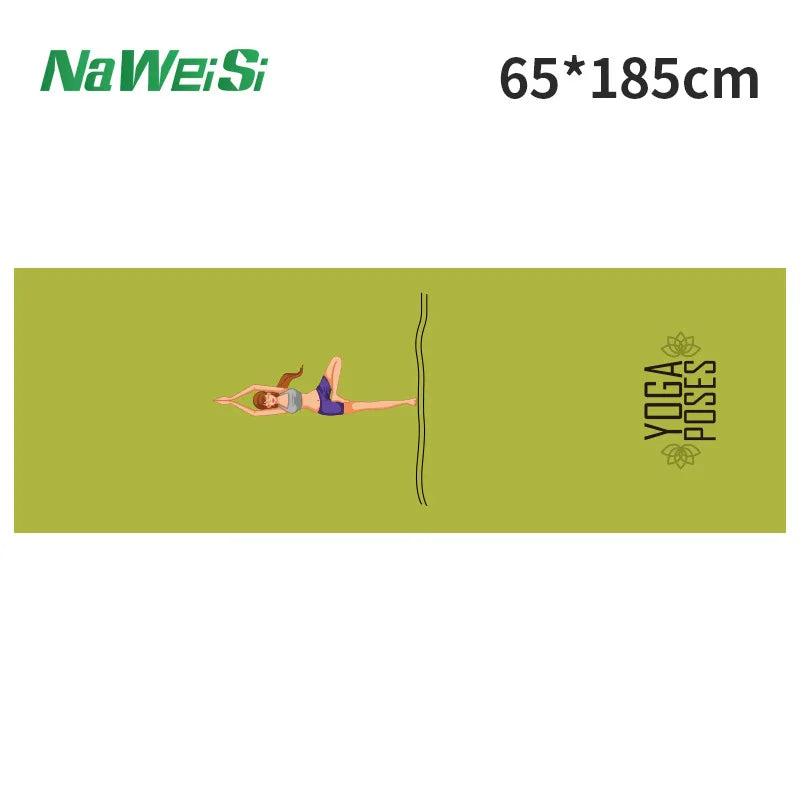Yoga Mat Towel double-side Velvet Yoga Fitness Isolation Mat