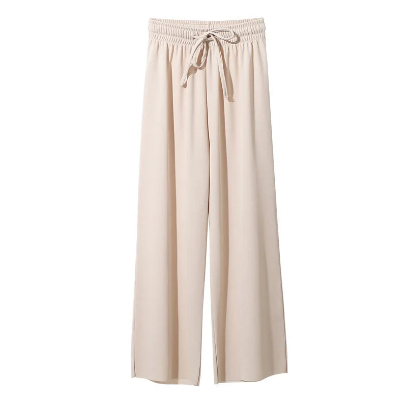 Women Ankle-Length Wide Leg Pant