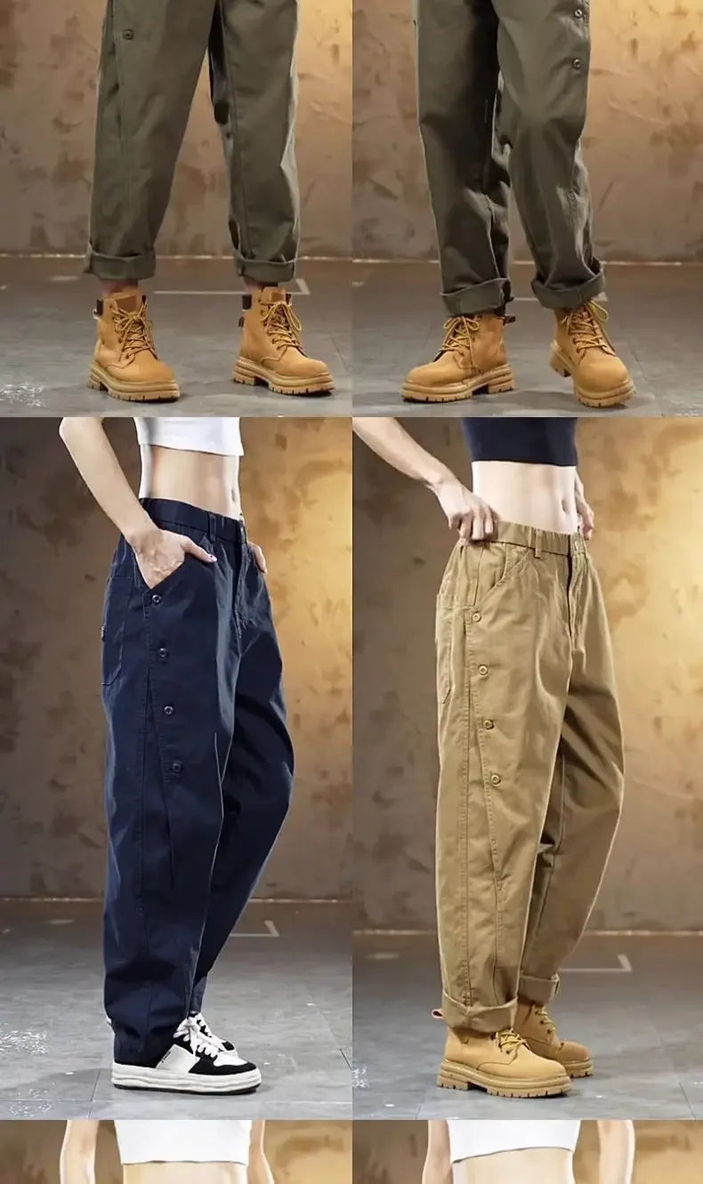 Slacks Trousers Unisex Fashion