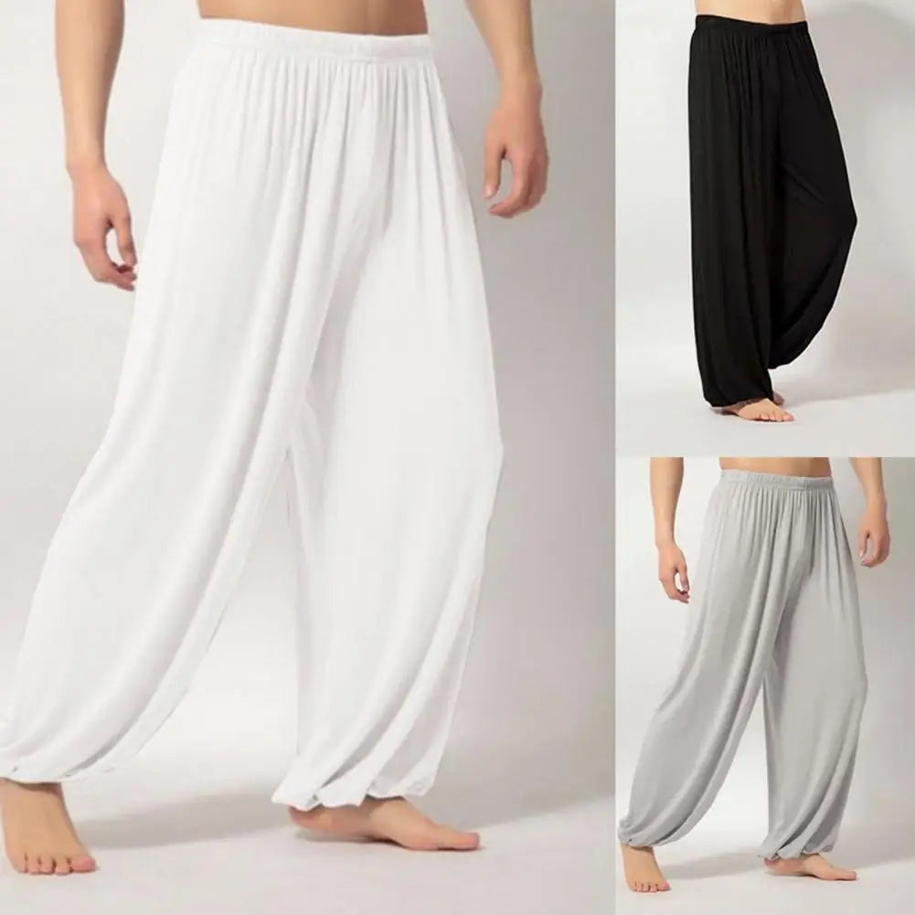 Women/Men Harem Pants Modal Yoga Loose Long Pants