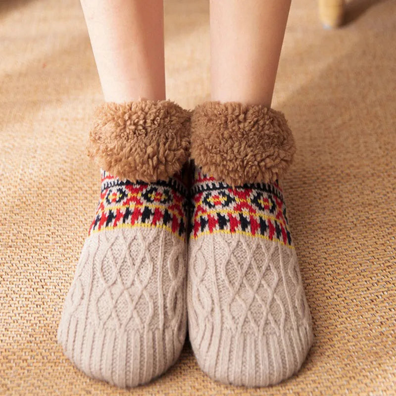 Warm Women Men Floor Socks